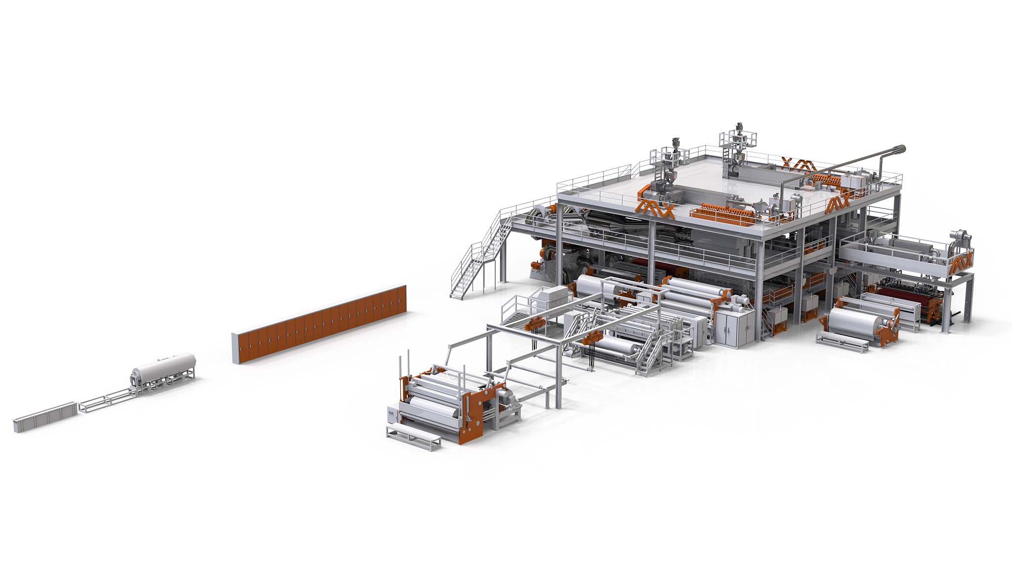 Línea de Producción de Tela No Tejida Spunmelt SMMS